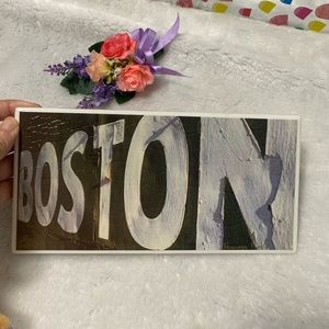 Boston sign Decoration